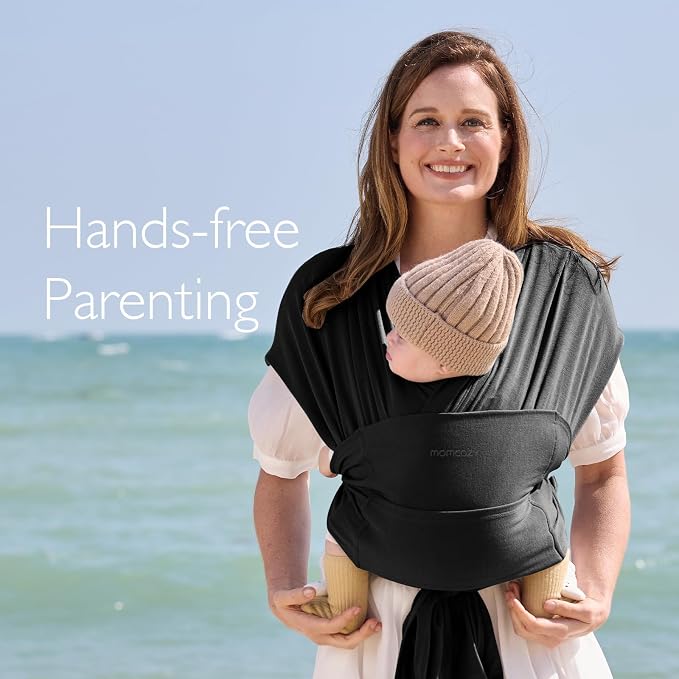 Momcozy Baby Wrap Carrier, Lightweight Hands Free Baby Sling, Adjustable Baby - Image 6