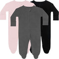 GUISBY Long Sleeve Baby Footed Pajamas by GUISBY