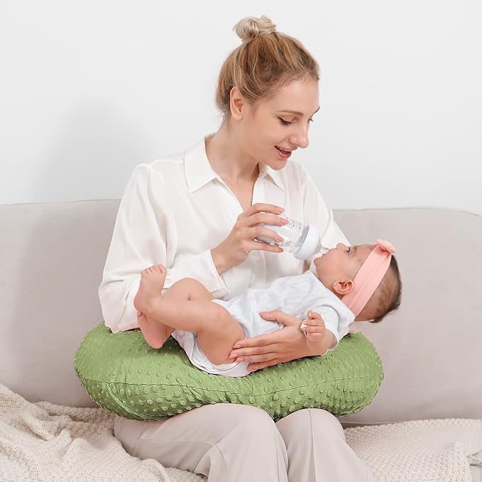 Nursing Pillow and Positioner, Breastfeeding, Bottle Feeding, Baby Sitting - Image 2