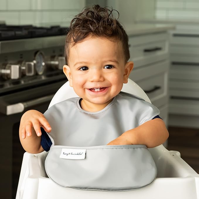 Tiny Twinkle Mess Proof Baby Bibs - Image 2