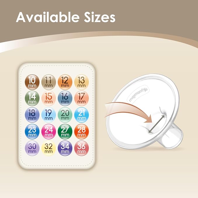 Maymom MyFit 23mm Medium Two-Piece Design Breastshield, Compatible - Image 9