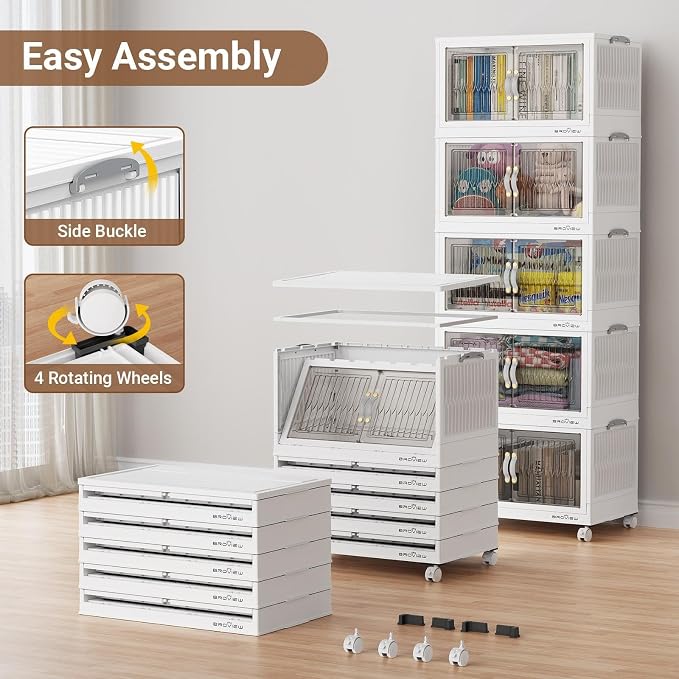 BROVIEW 240Qt Stackable Storage Bins - Image 7