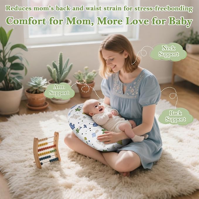 Nursing Pillow & Breastfeeding Pillow – Ergonomic C-Shape - Image 5