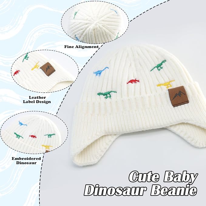 POXIMI Baby Boy Winter Hat Toddler Warm Beanie Girl Knit Hats - Image 4