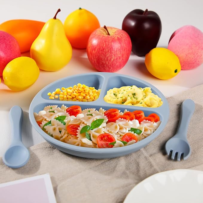 Meanplan 6 Pack Suction Plates for Toddlers - Image 5