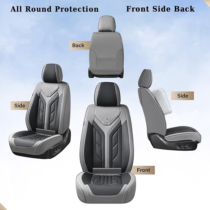 Coverado Seat Covers, Car Seat Covers Front Seats, Leather Seat Covers - Image 6