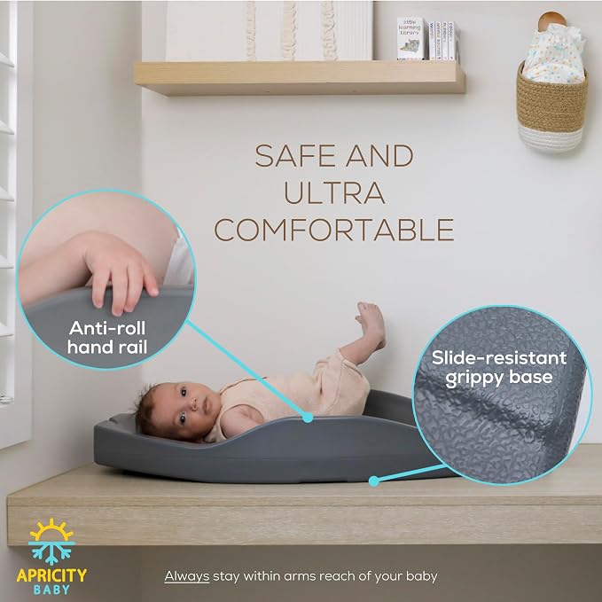 Apricity Baby Diaper Changing Pad – Waterproof Wipe-Clean Foam Changing Mat - Image 3