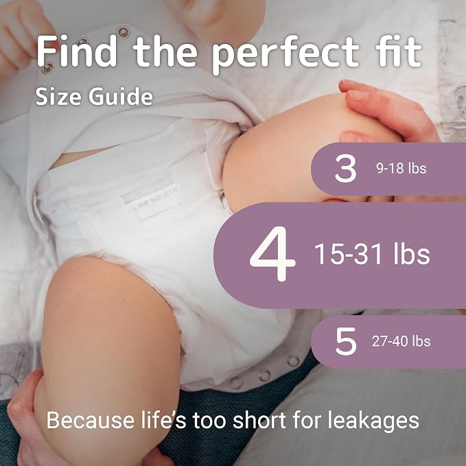 Bambo Nature Hypoallergenic Baby Diapers, Eco-Labelled Sustainable Diapers - Image 7