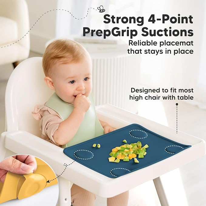 KeaBabies 2-Pack Silicone Placemats - Image 4