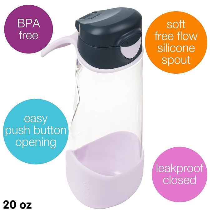 b.box 20 oz Sport Spout Kids Water Bottle - Image 3