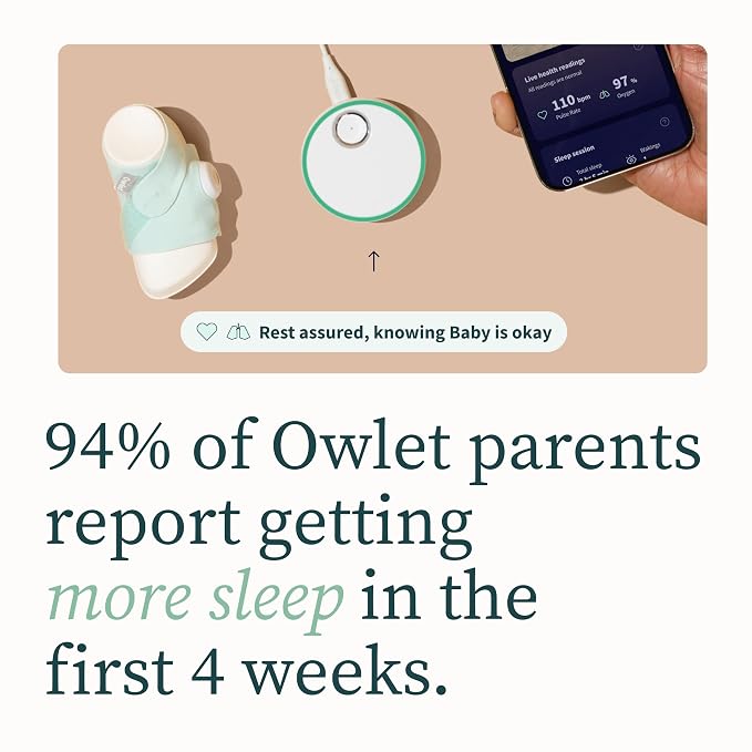 Dream Sock – Smart Wearable Baby Monitor, Infant Pulse Oximeter Tracks Oxygen & - Image 5