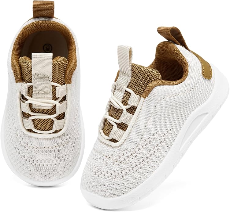 MORENDL Toddler Slip On Sneakers Baby Walking Shoes Non-Slip Breathable Unisex - Image 2
