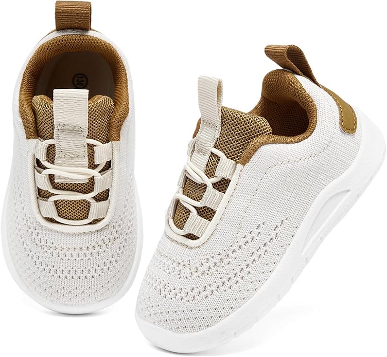 MORENDL Toddler Slip On Sneakers Baby Walking Shoes Non-Slip Breathable Unisex - Image 2