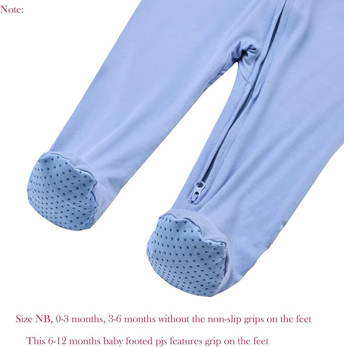 Aablexema Baby Footie Pajamas Zipper - Image 6