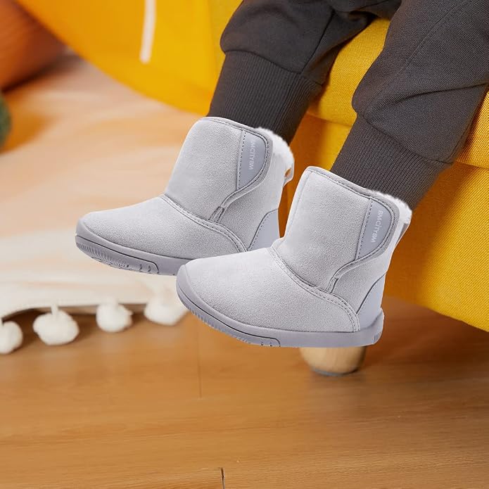BMCiTYBM Girls Boys Snow Boots Warm Winter Fur Lined Baby Shoes - Image 3