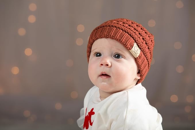 Funky Junque Baby Winter Hat – Cute Newborn Hats, Cozy Warm Infant Beanie - Image 2