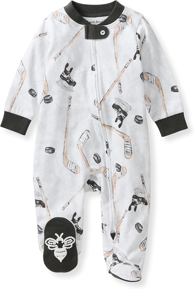 Burt’s Bees Baby Boys' One-Piece Sleep and Play 100% Organic Cotton PJs by BurtsBeesBaby