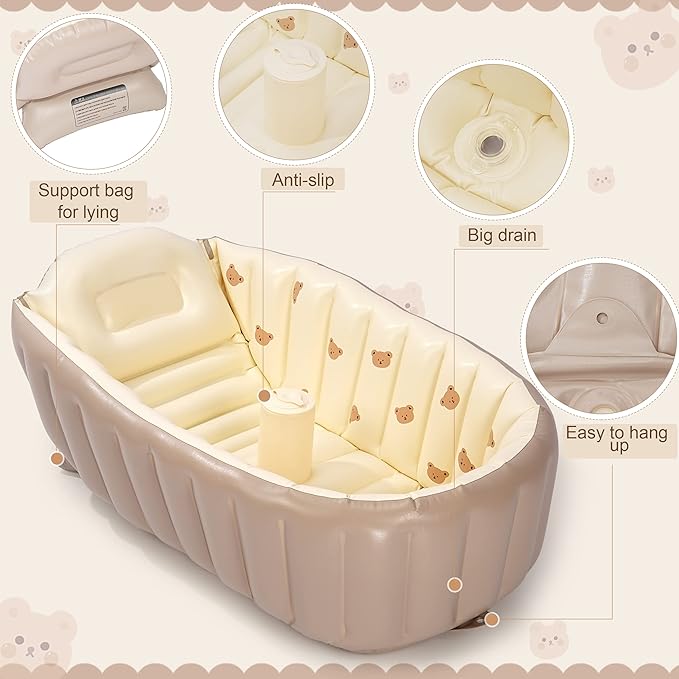 MINK Inflatable Bathtub for Toddlers - Image 2