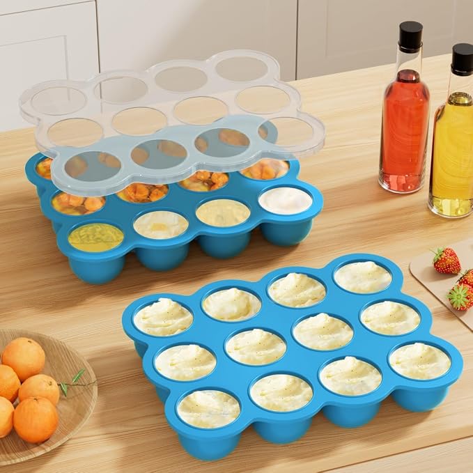 Samuelworld Baby Food Storage Container, 12 Portions x 2.5oz - Image 6
