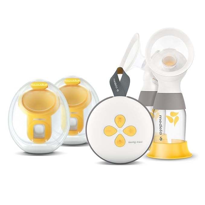 Medela Pump Your Way Deluxe Bundle Featuring Swing Maxi Double Electric Breast by Medela