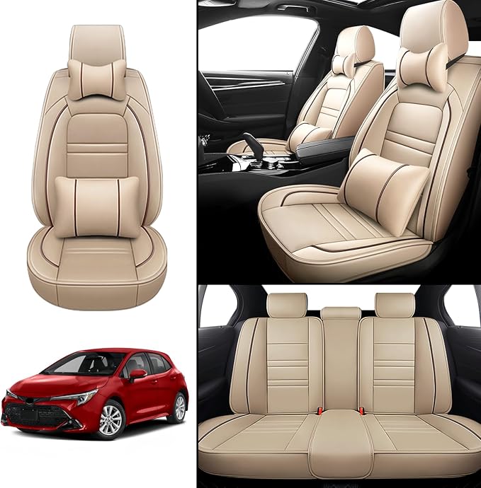 Car Seat Covers for Toyota Corolla 1997-2025 | 5-Seats Seat Covers, Waterproof - Image 2