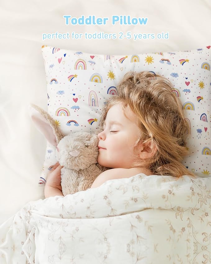 Babebay Toddler Pillow, 13X18 Soft Toddler Pillows - Image 2