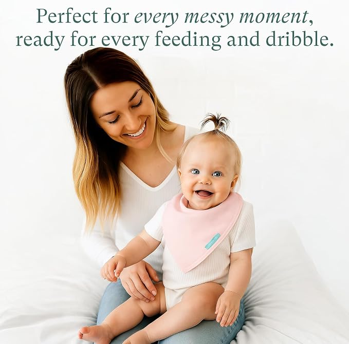 PurComfy SuperSoft Baby Bibs, Premium Bamboo Bandana Drool Bibs - Image 9