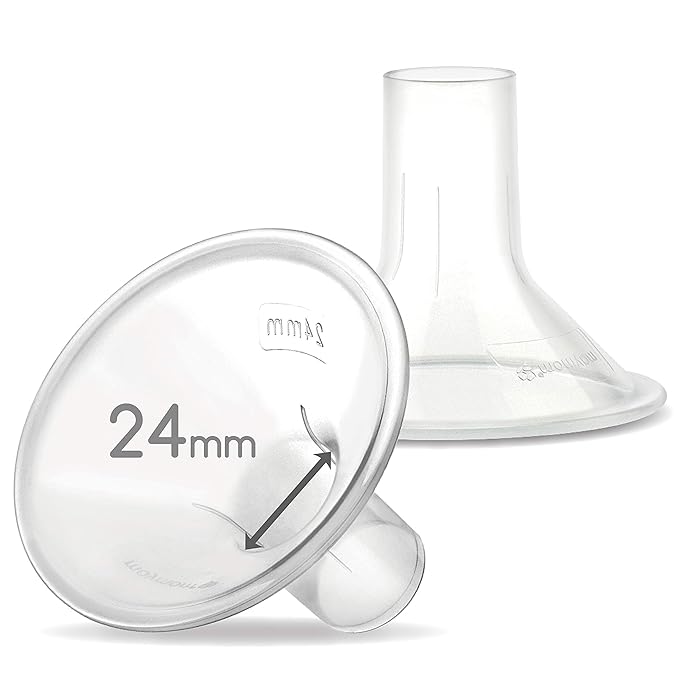 Maymom MyFit 24mm Medium, Two-Piece Design Breastshields, Compatible by Maymom