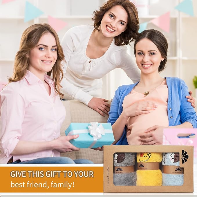 3 Pack Bibs for Baby Girls or Boys, Toddler Bibs for Feeding Teething Drooling - Image 6
