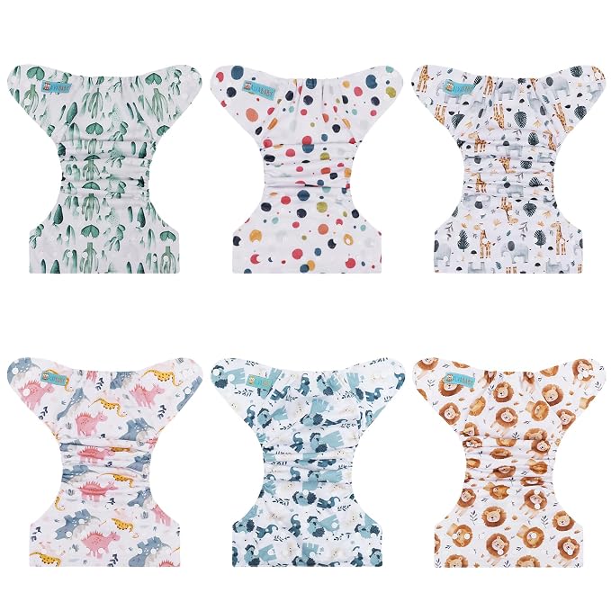 ALVABABY 6 Pack Cloth Diaper - Image 2