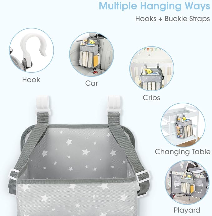 Maliton Changing Table Diaper Organizer - Image 5