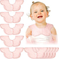 Geyoga 10 Pcs Baby Bibs 360° Rotate Baby Bandana Muslin Drool Bibs Petal Bibs by Geyoga