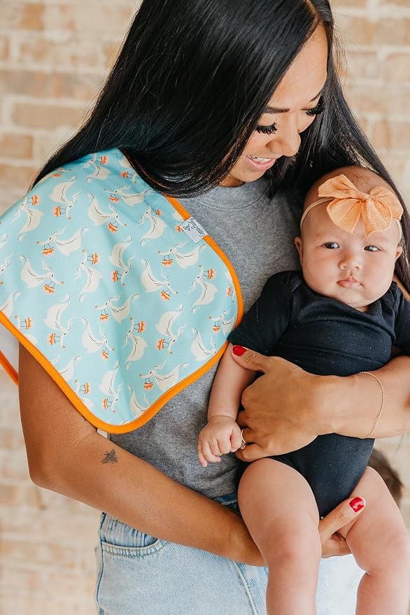 Copper Pearl Baby Burp Cloth Large 21''x10'' Size Premium Absorbent Triple - Image 6