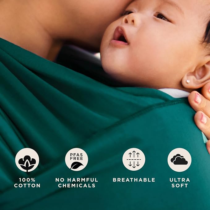 Moby Baby Wrap Carrier Classic for Newborns to Toddlers, Infant Sling Carrier - Image 4