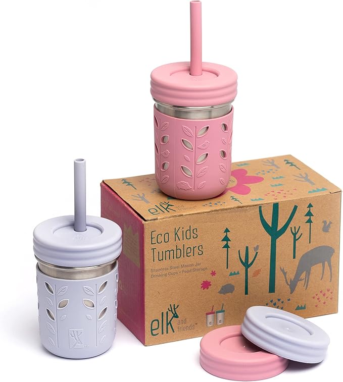 Elk and Friends 10oz Stainless Steel Kids + Toddler Drinking Cups | The by ElkandFriends