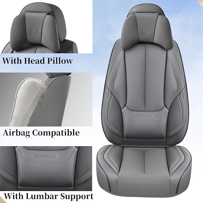 Coverado Universal Seat Covers Full Set, 5 Seats Universal Seat Covers - Image 5