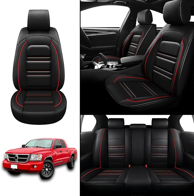 Seat Covers for Dodge Dakota 2000-2011 | 5-Seats Leather Seat Covers - Image 2
