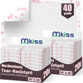 MKISS Heavy Duty Incontinence Underpads, Tear-Resistant Chucks Pads by MKISS