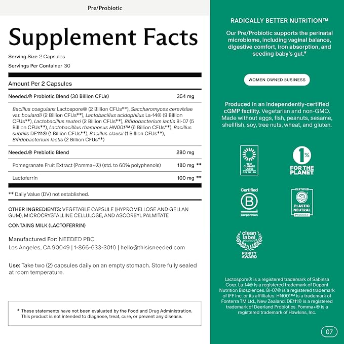 Needed. Expertly-Formulated & Tested Prebiotic & Probiotic - Image 2
