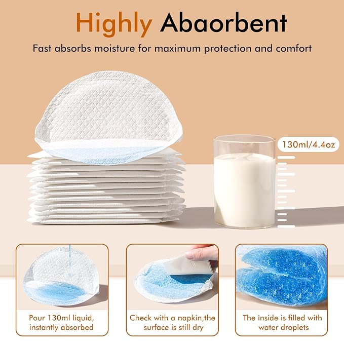 NCVI Disposable Nursing Pads, Breastfeeding Pads - Image 2