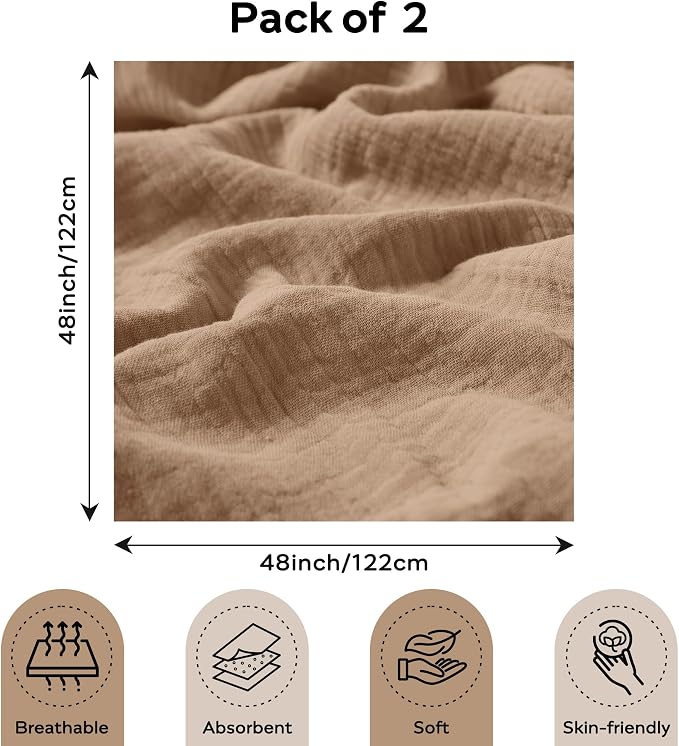 JELLYMONI Muslin Swaddle Blankets - Image 3