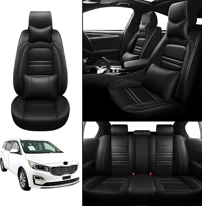 Car Seat Covers for kia Sedona 2003-2021 | 5-Seats Seat Covers, Waterproof Seat - Image 2