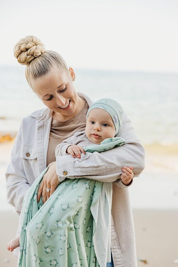 Copper Pearl Baby Swaddle Blanket - Image 3
