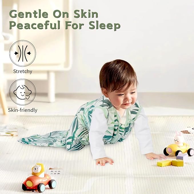 3 Pack Baby Sleep Sack 18-24 Months 100% Cotton TOG 0.5 Baby Sleeping Bag 2-Way - Image 6
