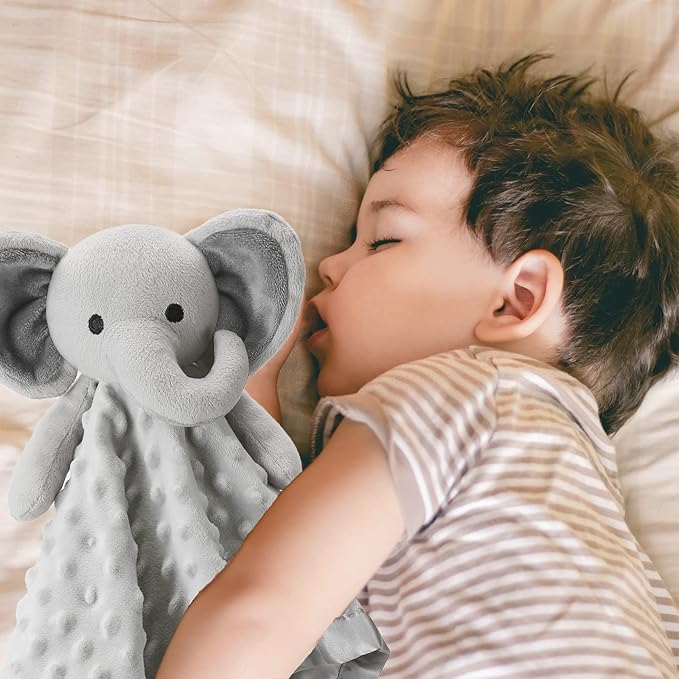 Pro Goleem Elephant Loveys for Babies Soft Security Blanket Infant Snuggle Toy - Image 2