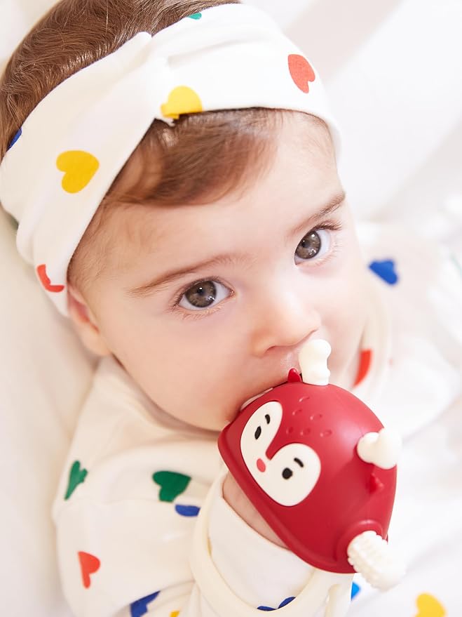 Smily Mia Baby Christmas Stocking Stuffers, Baby Teething Toys丨Penguin Teether - Image 7