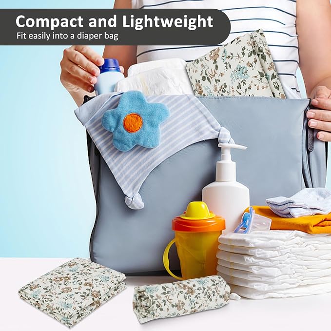 Baby Diaper Changing Pad, 21 5/8" x 31.5" Waterproof Changing Pad Liners - Image 5