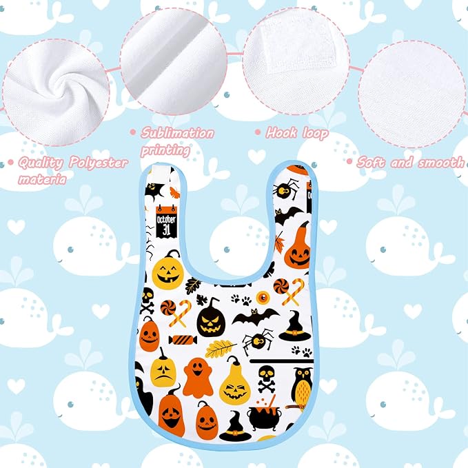 Geyoga 20 Pieces Sublimation Blanks White Bibs - Image 6