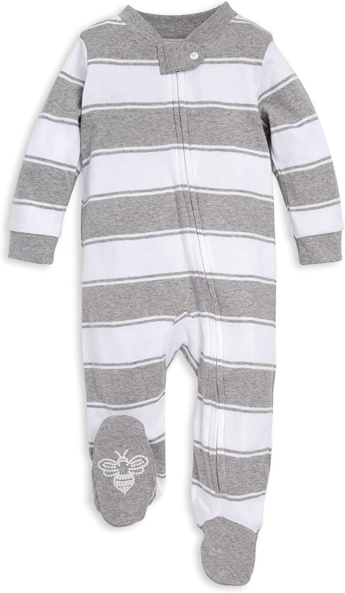 Burt’s Bees Baby Boys' One-Piece Sleep and Play 100% Organic Cotton PJs by BurtsBeesBaby