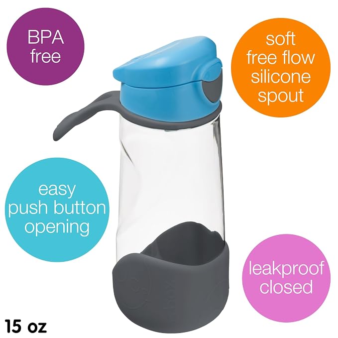 b.box 15 oz Sport Spout Kids Water Bottle - Image 3